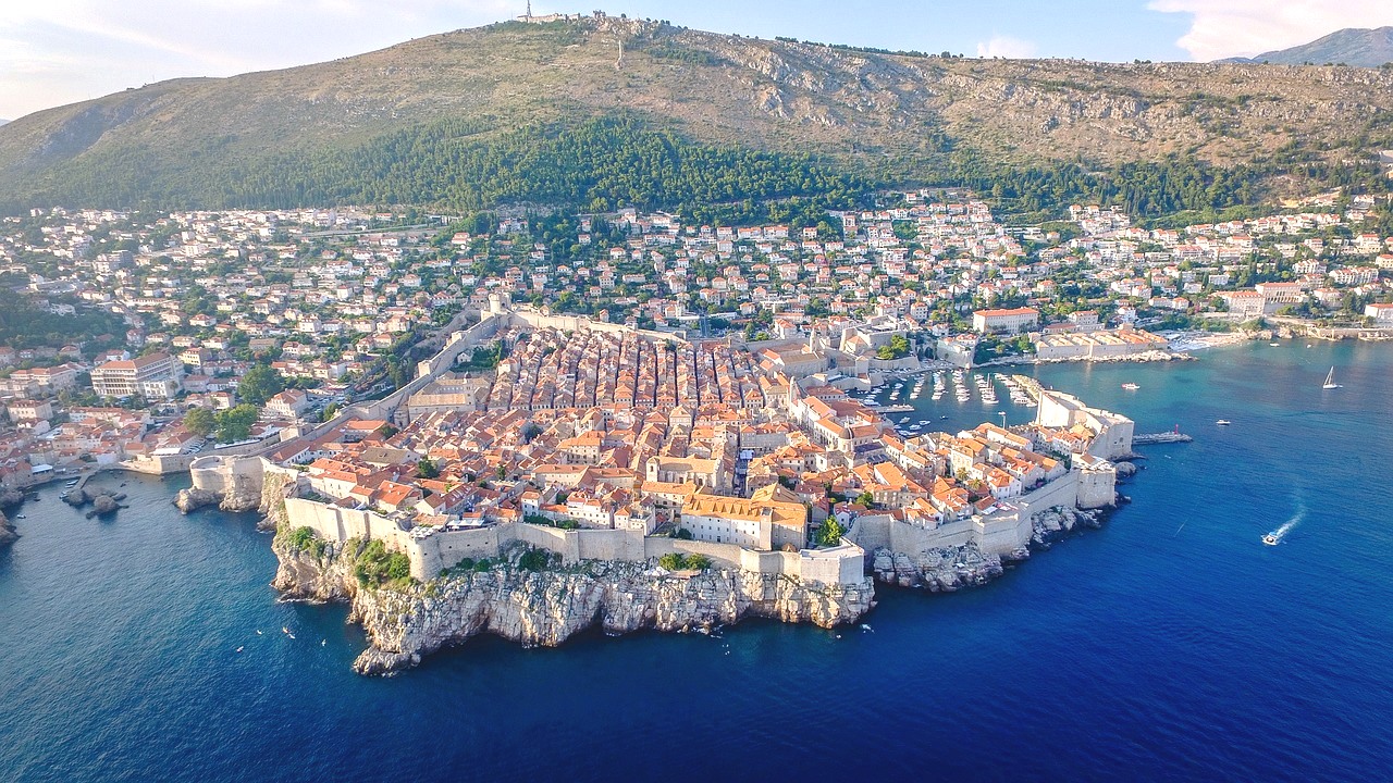 View of Dubrovnik from the sea