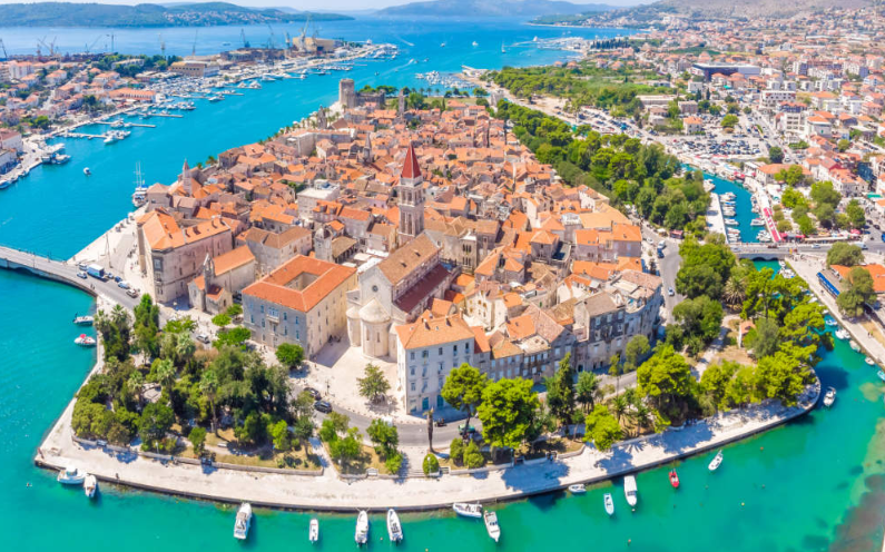 Trogir from above