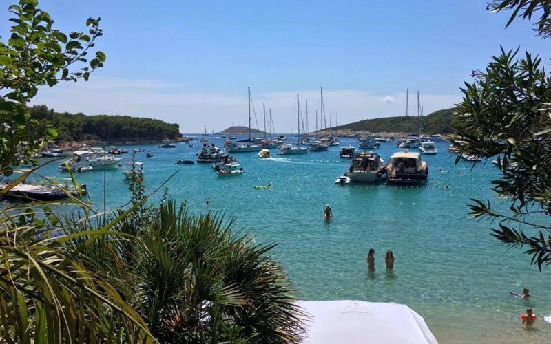 Palmižana bay at Hell Islands
