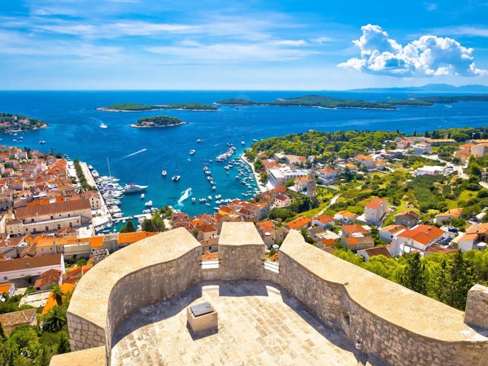 View from Hvar's fortress