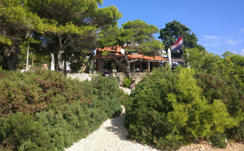 Restaurant at Budikovac island