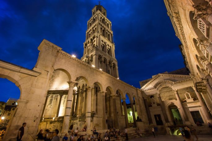 Cathedral of Saint Domnius & entrance to the Palace basements