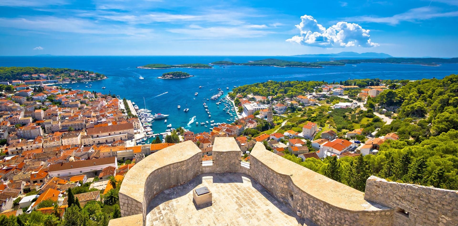 View from Hvar's fortress